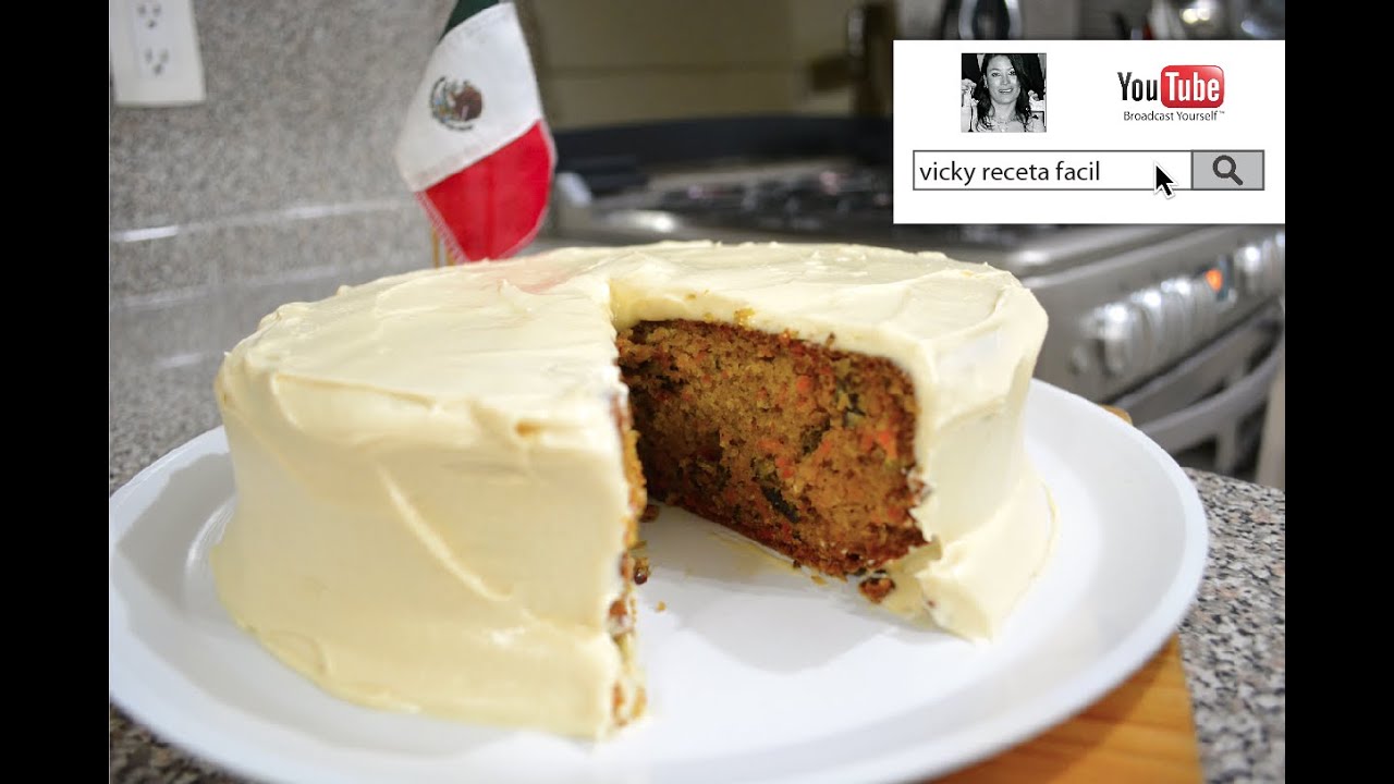 Arriba 37+ imagen pastel de zanahoria vicky receta fácil