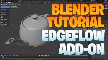 Blender beginner series No. 41 - Edgeflow add-on