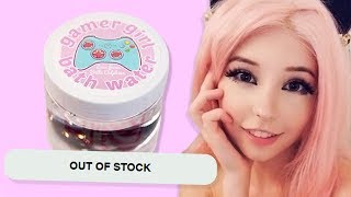 Belle Delphine is selling her used bath water...