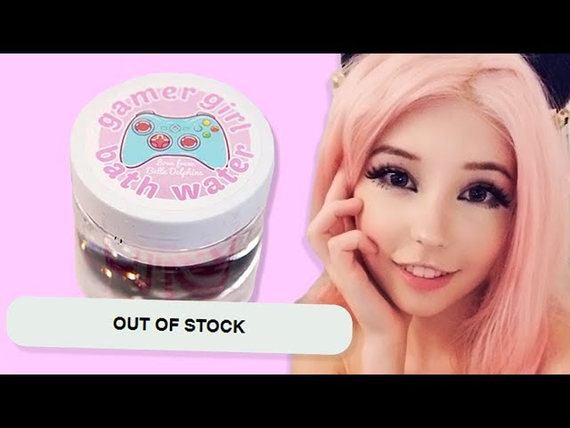 Belle Delphine is selling $43 bathwater for “thirsty” gamer boys