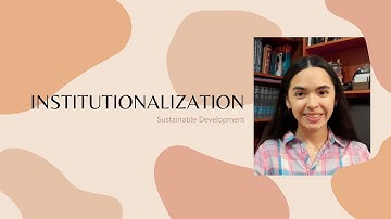 Institutionalization 🏢