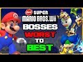 Ranking Every New Super Mario Bros Wii Boss!