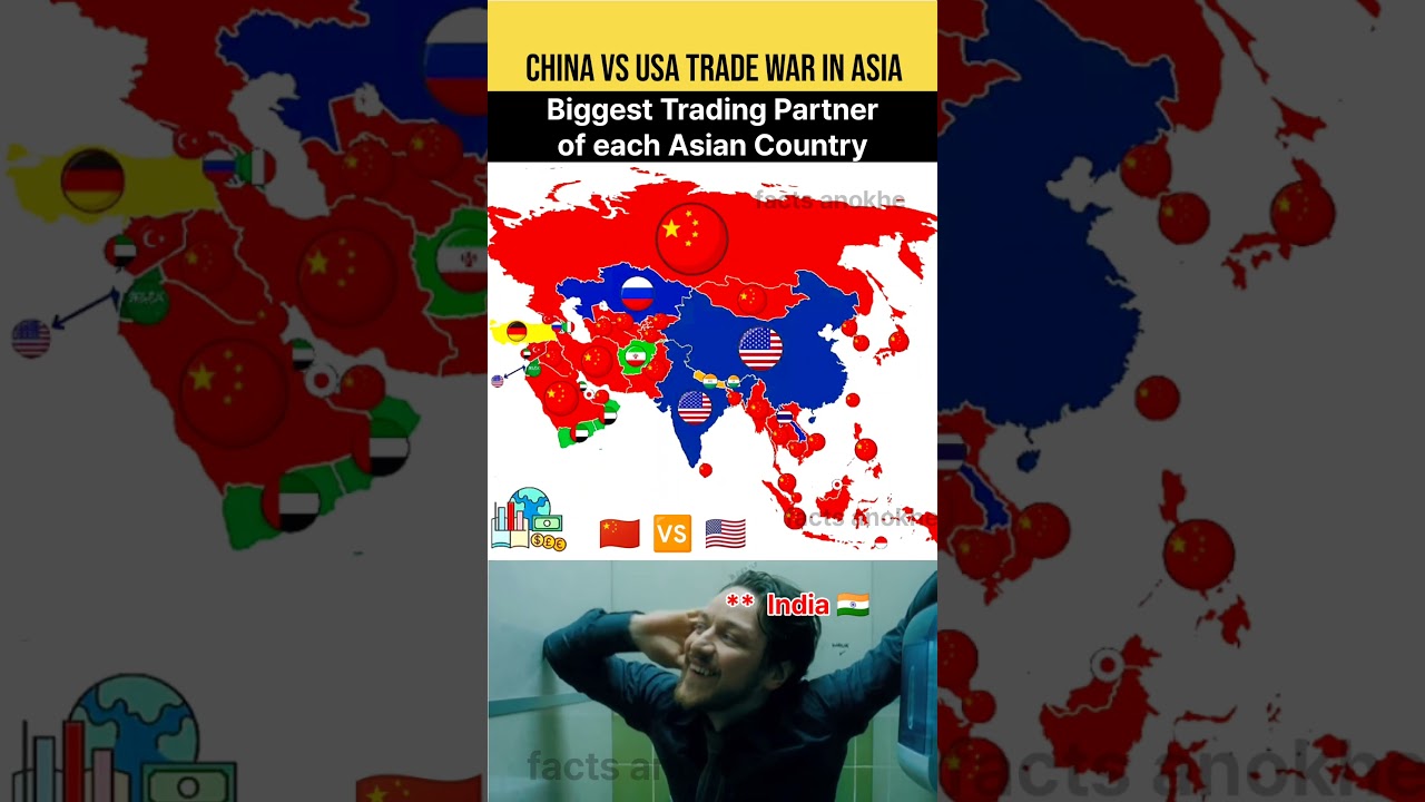 Top Trade Partner of Every Asian Country in 2025 ๐๐ฑ๐ฆ #shorts