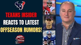 Houston Texans Insider DISHES on latest Reports of &#39;HUGE&#39; Texans moves!