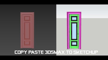 HUONG DAN CAI DAT COPY PASTE 3DSMAX TO SKETCHUP