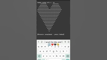heart shape pattern in c|pattern program|#shorts #viral
