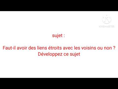 la boîte à merveilles 1bac la production écrite le voisinage plan dialectique
