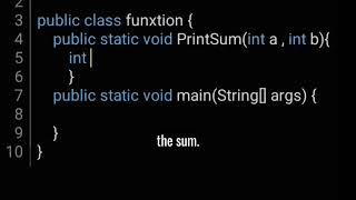 Full Function in Java ☕ | Print sum to java | Beginner Tutorial #Java #viralvideo #2026  Guide