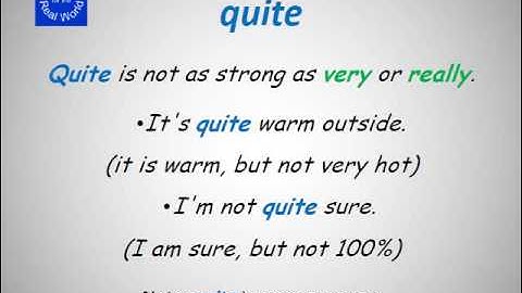 Intensifiers in English