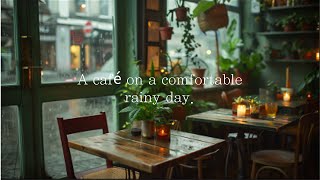 A Hot Cafe On A Rainy Day | 🌧️ No Thunder | 8 Hours