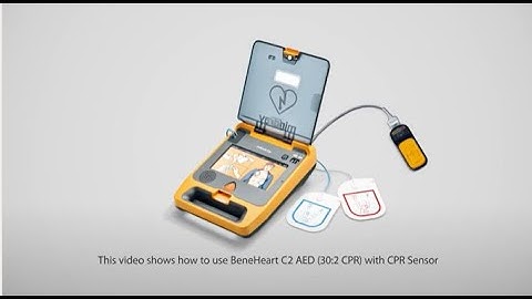 How to use BeneHeart C2 AED  30 2 CPR with CPR Sensor