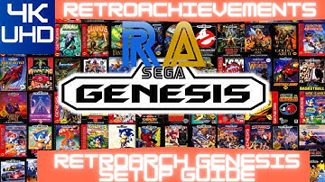 [4K] RetroArch Genesis RetroAchievements Full Setup Guide 2025 (Sega Genesis) PC