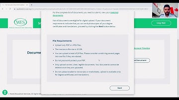 How to upload documents on WES