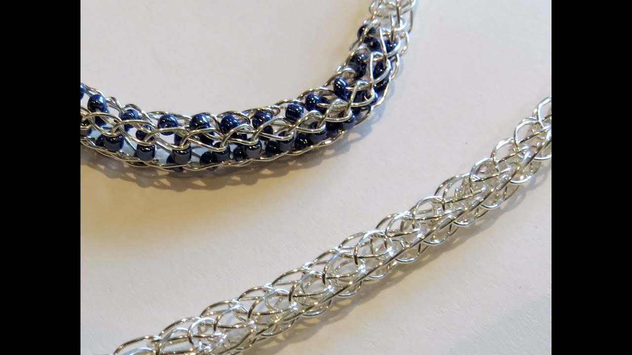 Viking Weave Knit A Wire Wrap Tutorial Youtube