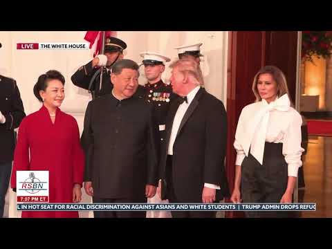 Pres. Trump & First Lady Welcome Pres. Xi & Madame Peng to White House State Dinner - 09/24/26