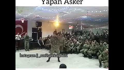 Komutan takliti yapan asker