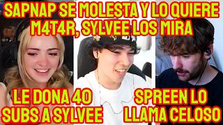 Spreen gifts 40 subs to Sylvee and then sees him fighting with Sapnap XD
