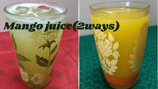 Homemade Frooti/Maaza |Mango Juice Recipe|Raw Mango Juice|Aam Panna|Summer Drinks| #FOB