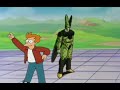 Dragon Ball Z- Cell Meets Fry