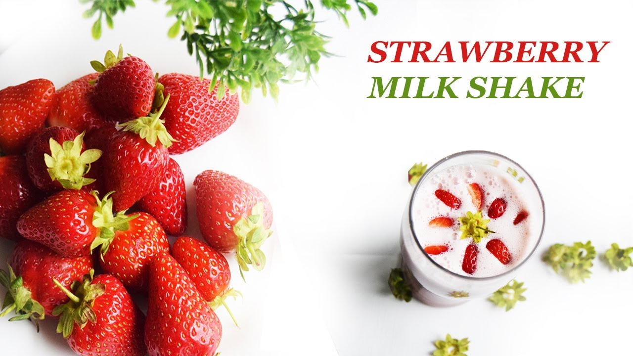 Strawberry Milk shake (Malayalam) YouTube