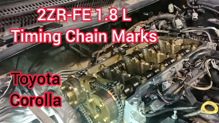 2ZR-FE 1.8L Engine Timing Chain Replacement Of Toyota Corolla | Timing Marks Setting
