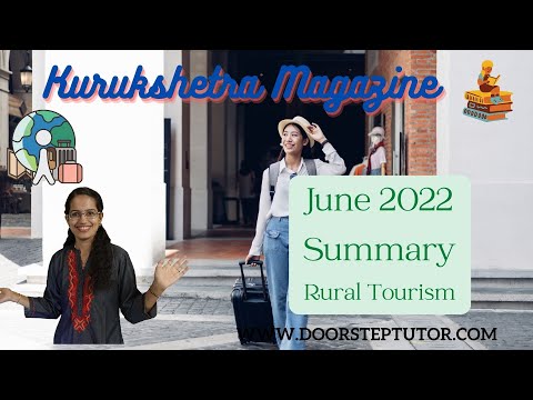 Rural Tourism: Incredible Tourism Destination: Kurukshetra June 2022 | UPSC IAS