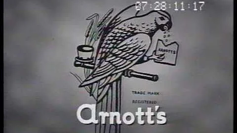 Arnott's Biscuits 1962 TV commercial