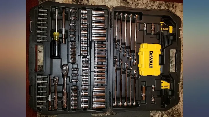 DEWALT Mechanics Tools Kit and Socket Set, 142-Piece, 1//4 & 3//8" Drive, MM//SAE review
