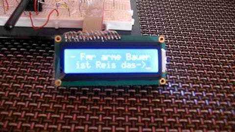 Erdkunde Project (lcd with Attiny 2313/prgrm. with Assembler)
