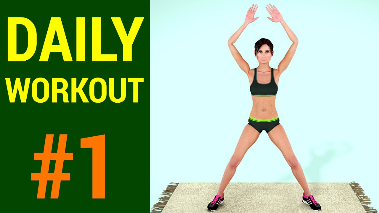 Daily Workout Routine: Day #1 (Fat Burner + Butt + Legs Exercises) 