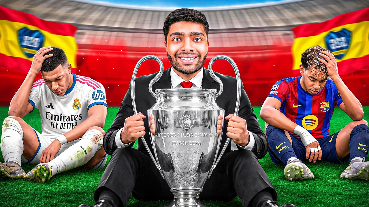 I Built a New Football Club to Stop Barcelona & Real Madrid…