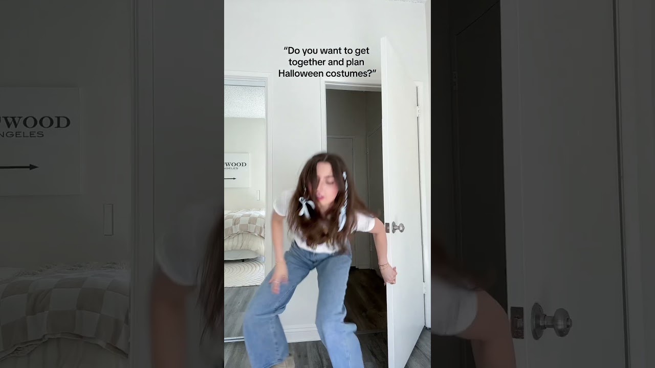 "Do you want to get together and plan Halloween costumes?"