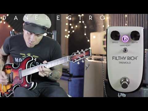 Billionaire by Danelectro - FILTHY RICH TREMOLO pedal demo