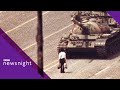 ARCHIVE: Tanks roll into Tiananmen Square (4 June 1989)  - BBC Newsnight