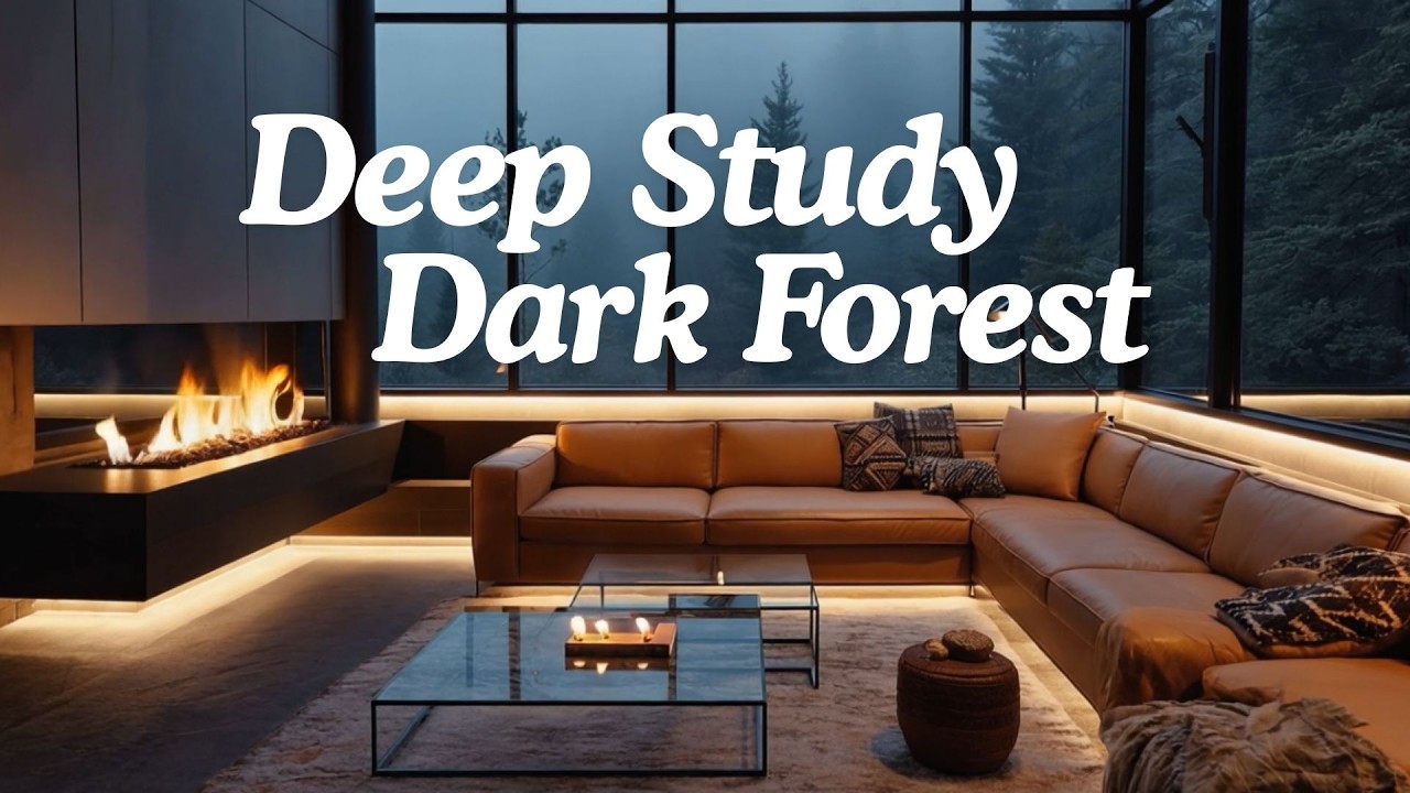 Deep Study Dark Forest | Study Music for Focus