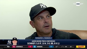 Aaron Boone on Aaron Judge injury, 5-2 loss