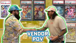Find 'Em All Card Show Part 2 – INSANE Trades, Pickups & Vendor Life Behind the Table