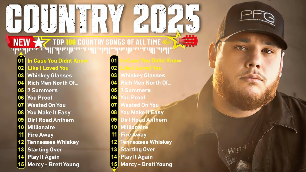 New Country Songs 2025 🔥 Luke Combs, Morgan Wallen , Blake Shelton ...