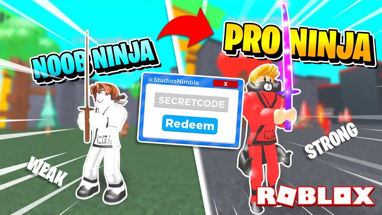 These Roblox Ninja Masters Codes Get Me From Noob To Pro Youtube - nimble studios roblox