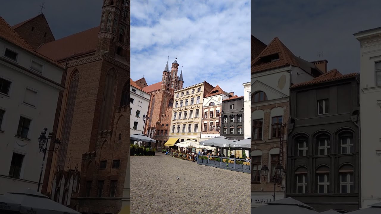 The Old Town Market in Toruń | Medieval Stone Paving & Architecture