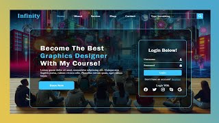 How to Create a Website With Login Page Using HTML and CSS