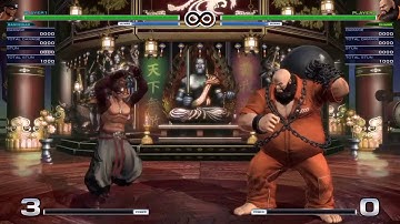 King of fighters XIV Bandeiras Combos