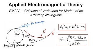 EM22A - Calculus of Variations for Modes of an Arbitrary Waveguide