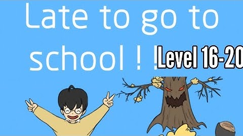 Late To Go To School Day Level 16 17 18 19 20 Android iOS Walkthrough Solution