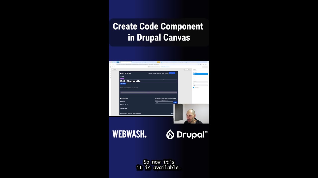 (Part 3) - Create Code Component in Drupal Canvas - YouTube
