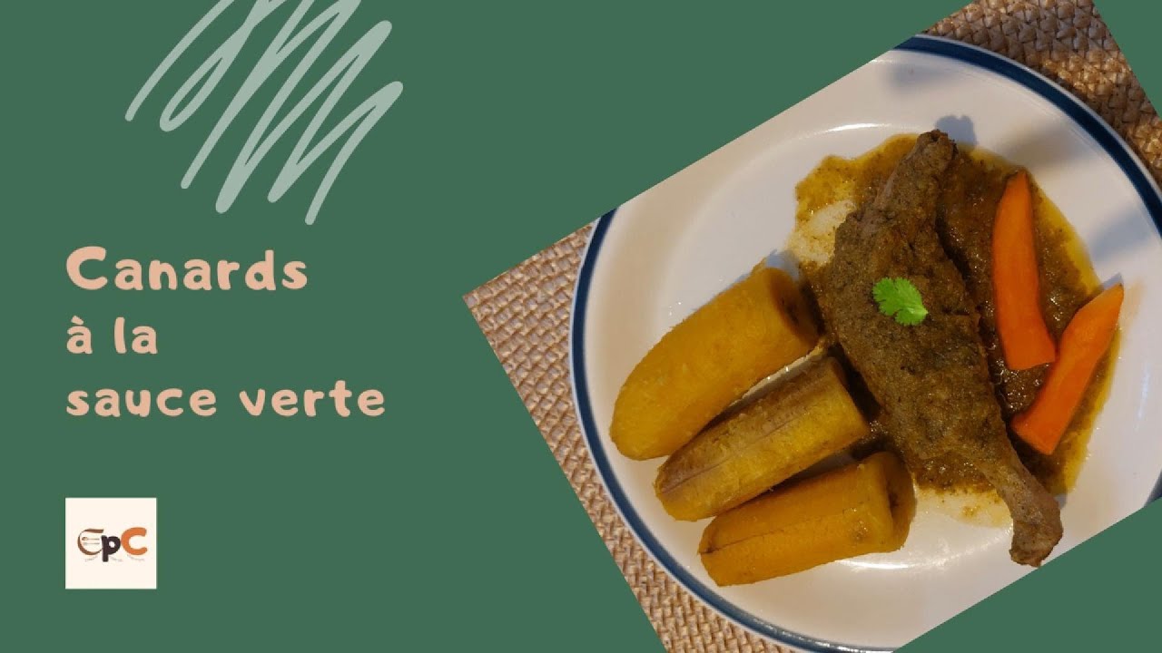 canard à la sauce verte