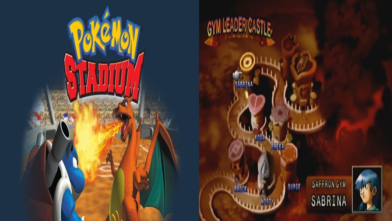 Pokémon Stadium Gym Leader Castle Saffron Gym YouTube