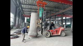 Drain Concrete Pipe Clamp Device with Forklift