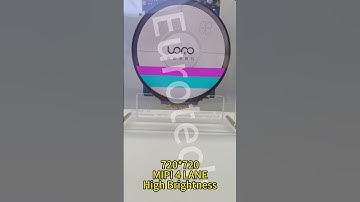 MIPI 4 LANE 720*720 High Brightness LCD Display#lcddisplay #lcdscreen #displaysolution #touchdisplay