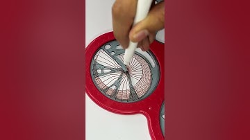 Extreme Precision - The Perfect Spirograph Art! #art #asmr #spirograph #shorts #2025 #usa #subscribe